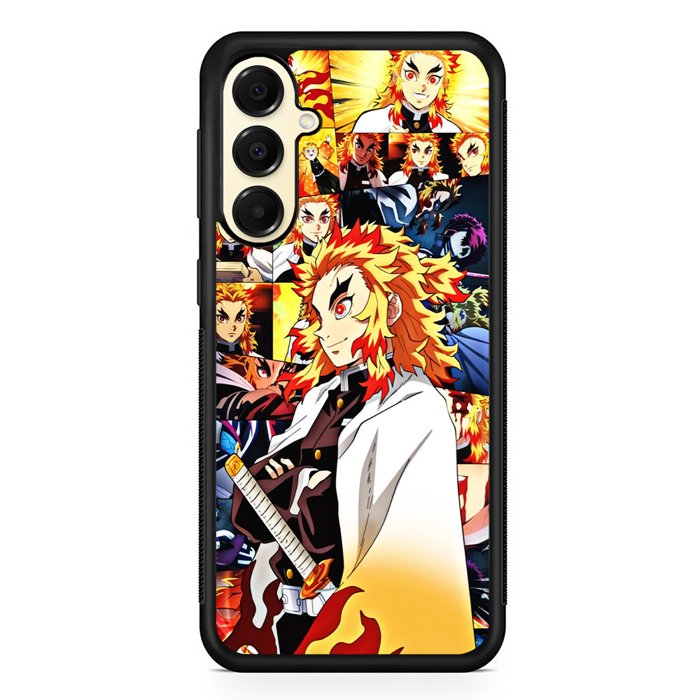 Rengoku Kyojuro Part of Momment Samsung Galaxy A16 Case | Slim Rubber Samsung Galaxy A16 Case