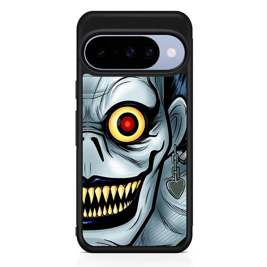 Ryuk Death Note Half Face Google Pixel 10 Case | Google Pixel 10 Rubber Protective Case