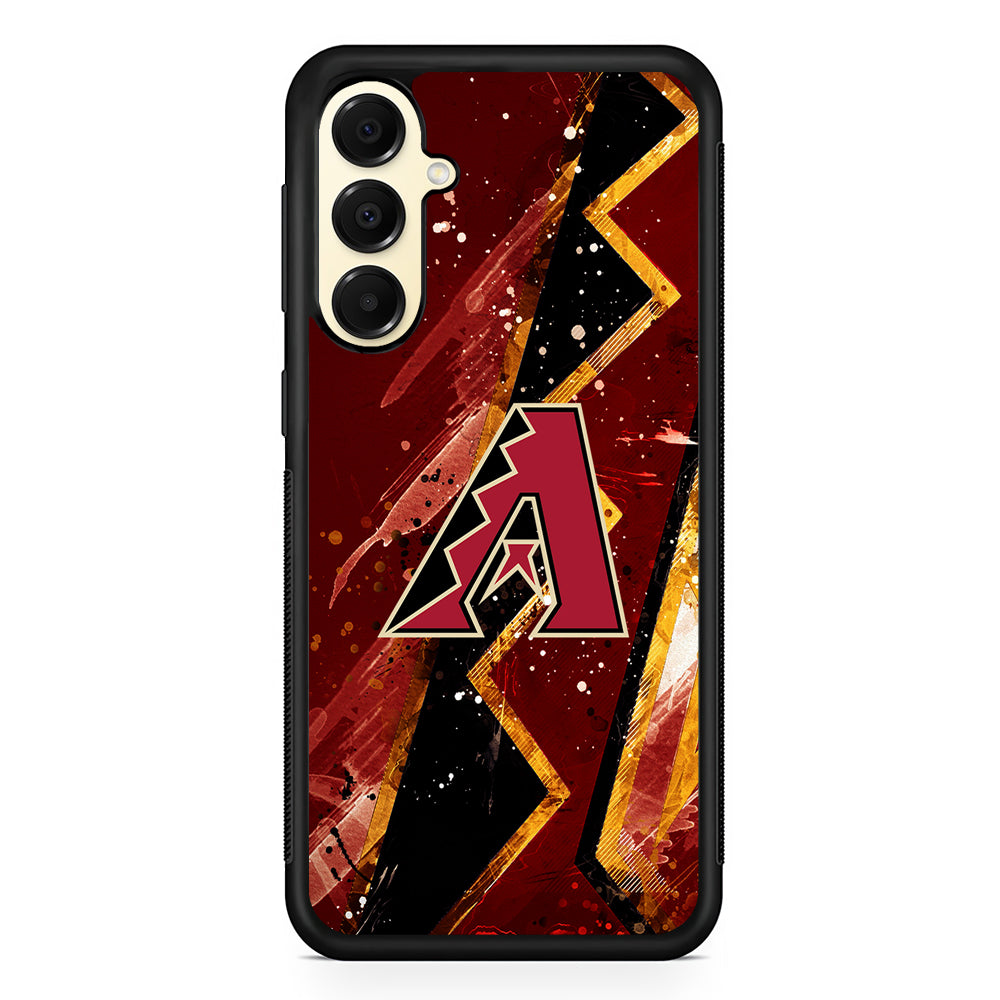 MLB Arizona Diamondbacks Team Samsung Galaxy A16 Case | Slim Rubber Samsung Galaxy A16 Case