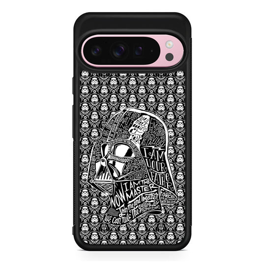 Star Wars Dart Vader Pattern Google Pixel 9 Pro XL Case | Protective Cover