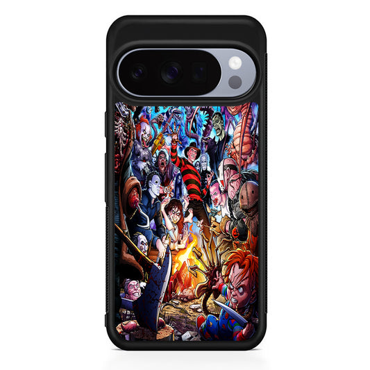 Scary Movie Horror Main Characters Google Pixel 10 Pro Case | Slim Google Pixel 10 Pro Rubber Case