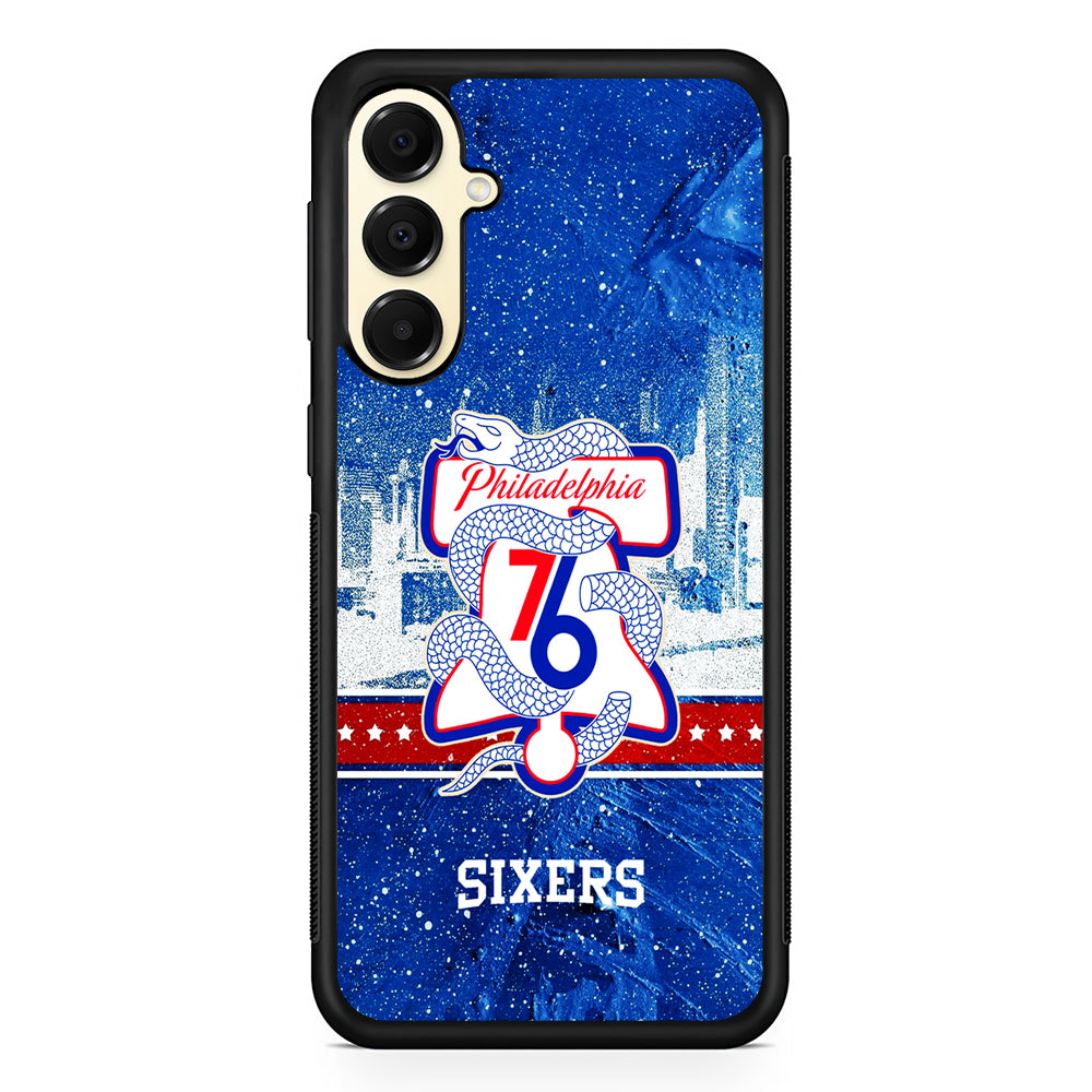 NBA Philadelphia 76ers Sixers Samsung Galaxy A16 Case | Slim Rubber Samsung Galaxy A16 Case