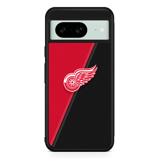 NHL Detroit Red Wings Logo Google Pixel 8 Case | Durable Protective Cover for Google Pixel 8