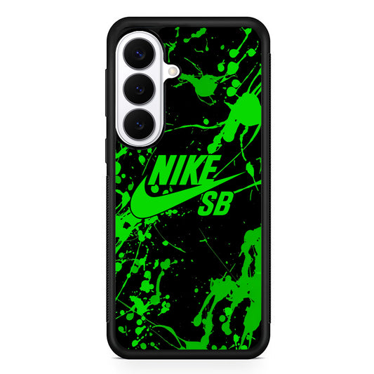 Nike Green Paint Splash Samsung Galaxy S26 Plus Case | Stylish Protective Cover for Samsung Galaxy S26 Plus