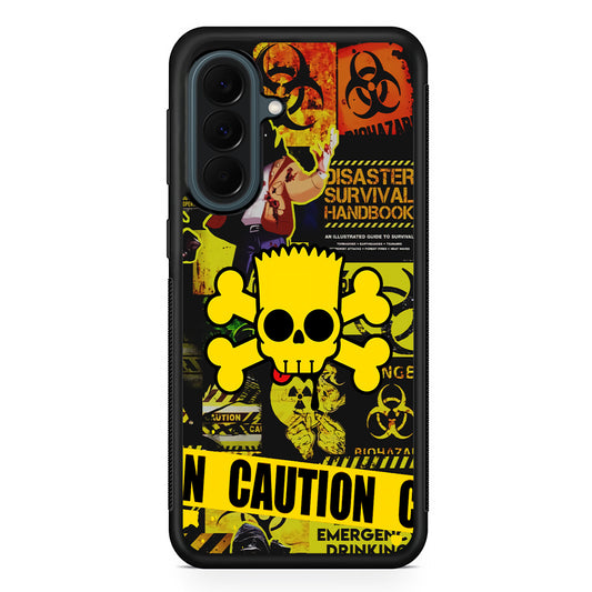 Bart Pirate Emergency Survival Samsung Galaxy A37 Case | Samsung Galaxy A37 Rubber Phone Case