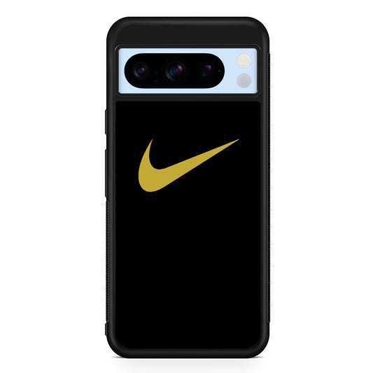 Nike Gold Logo Black Google Pixel 8 Pro Case | Premium Protective Case for Google Pixel 8 Pro