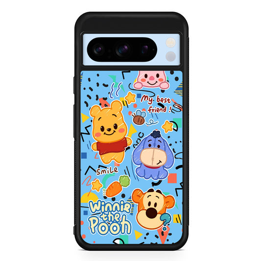 Winnie The Pooh The Best Friend Google Pixel 8 Pro Case | Slim Rubber Case for Google Pixel 8 Pro
