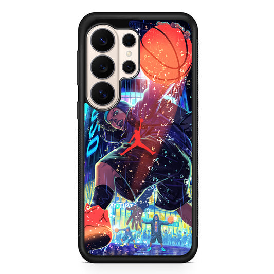 Air Jordan Cartoon City Playground Samsung Galaxy S26 Ultra Case | Durable Samsung Galaxy S26 Ultra Phone Case