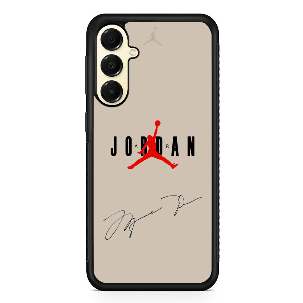 Jordan Signature Samsung Galaxy A16 Case | Slim Rubber Case for Samsung Galaxy A16