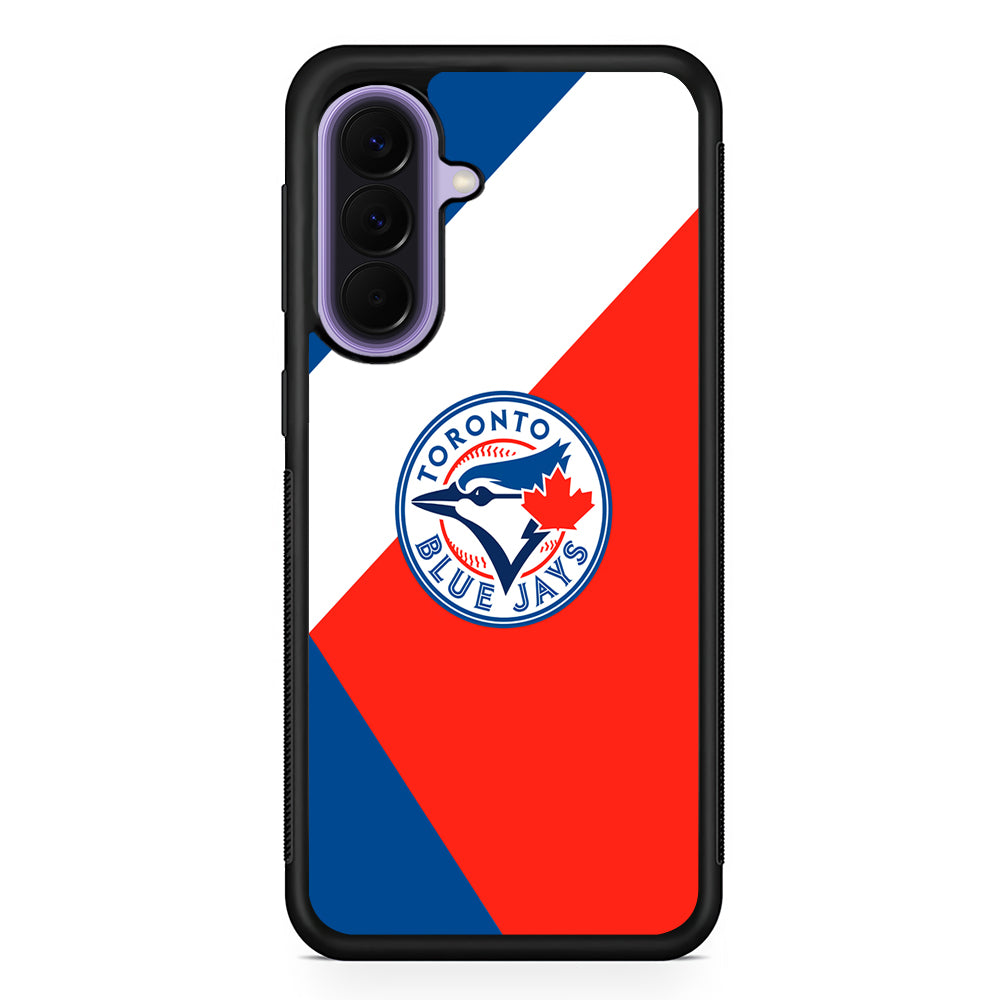 MLB Toronto Blue Jays Logo Samsung Galaxy A57 Case | Slim Samsung Galaxy A57 Rubber Case