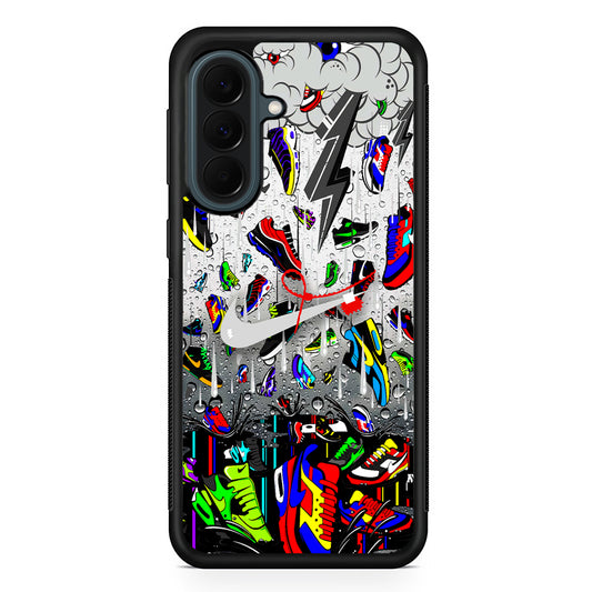 Nike Sneakers from The Sky Samsung Galaxy A37 Case | Samsung Galaxy A37 Rubber Phone Case