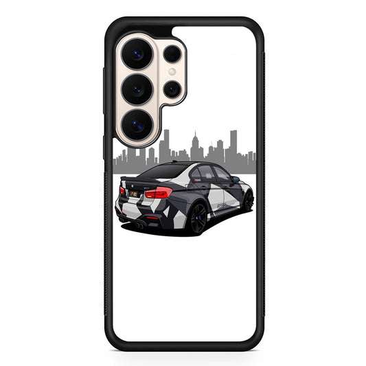 BMW M3 F80 Car White Samsung Galaxy S26 Ultra Case | Durable Samsung Galaxy S26 Ultra Phone Case