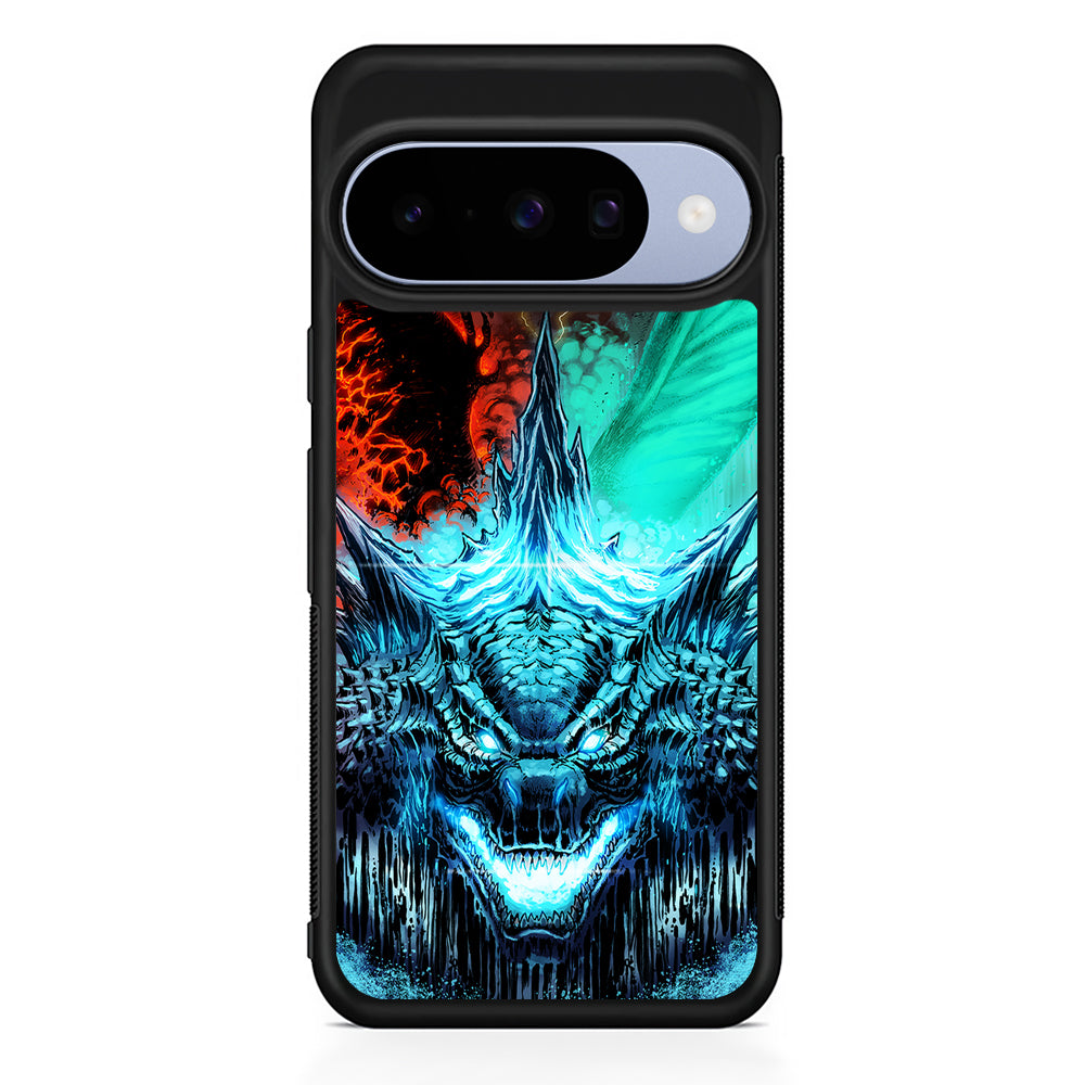 Godzilla and Kaiju Google Pixel 10 Case | Google Pixel 10 Rubber Protective Case
