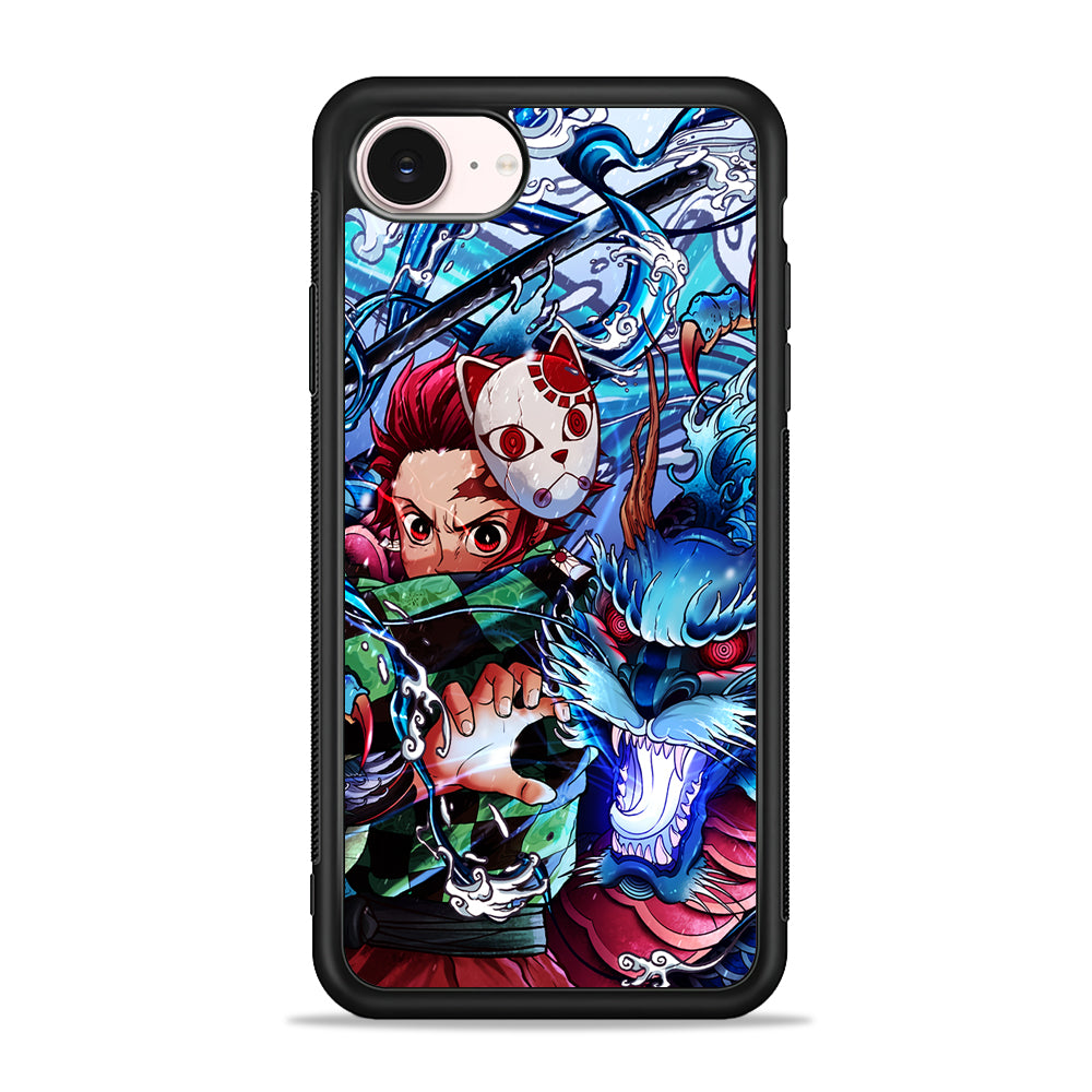 Tanjiro Kamado Kimetsu No Yaiba iPhone 17e Case - Silicone Case