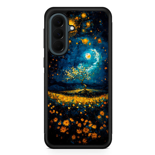 Starry Night Blossoms Painting Samsung Galaxy A37 Case | Samsung Galaxy A37 Rubber Phone Case
