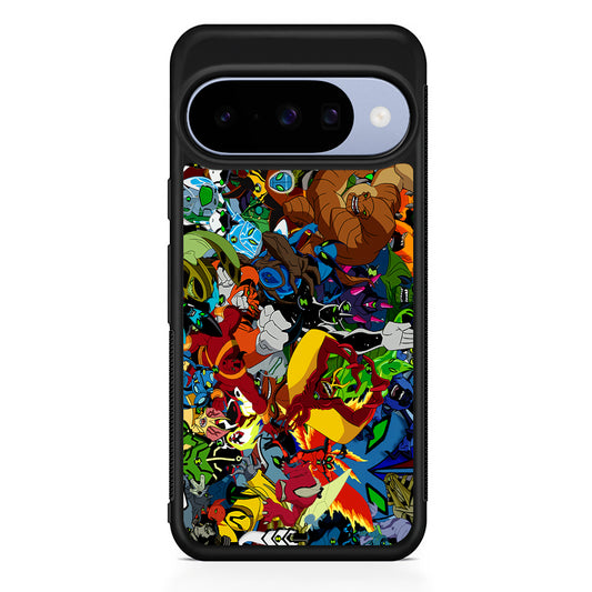Ben 10 All The Alien Google Pixel 10 Case | Google Pixel 10 Rubber Protective Case