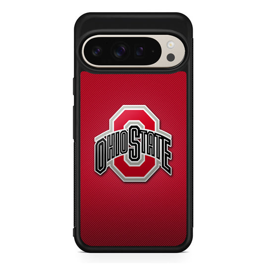 Ohio State Logo Red Google Pixel 9 Pro Case | Slim Protective Cover