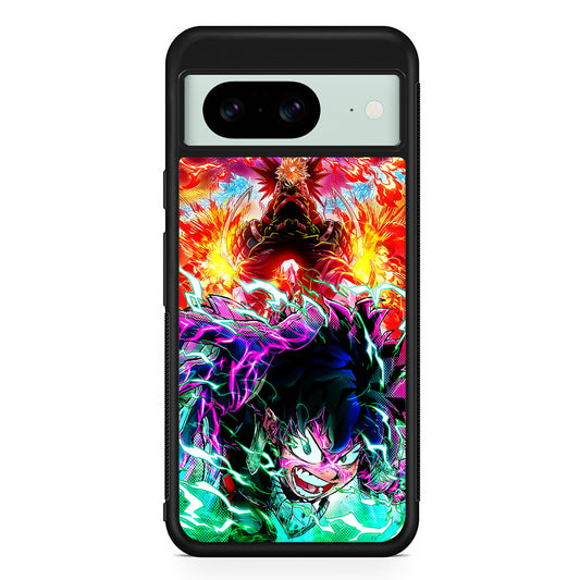 My Hero Academia Izuku and Friends Google Pixel 8 Case | Durable Protective Cover for Google Pixel 8