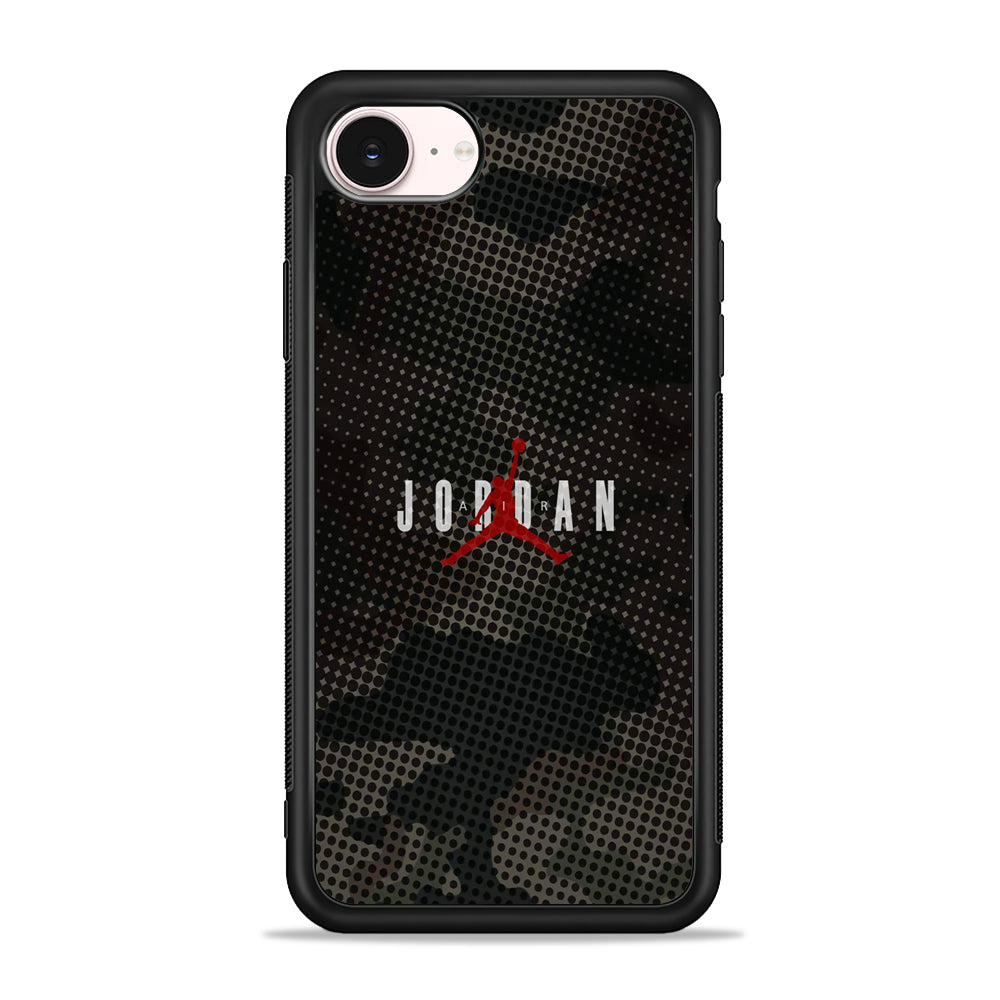 Air Jordan Gradation of Dark Camouflage iPhone 17e Case - Silicone Case