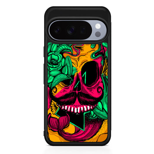 Pirates Skull Artistic Art Google Pixel 10 Pro Case | Slim Google Pixel 10 Pro Rubber Case