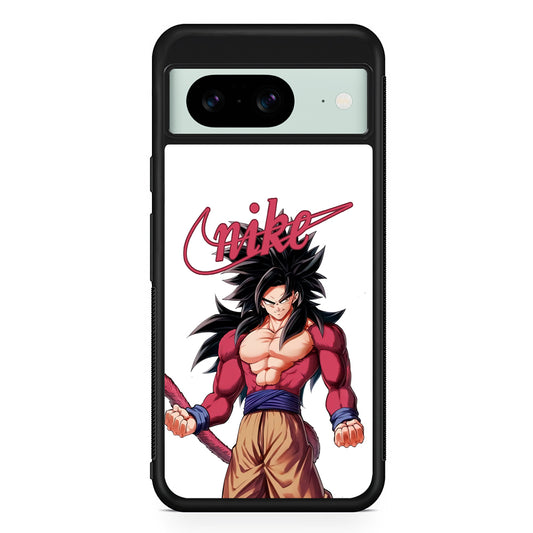 Nike Saiyan Mode Goku Google Pixel 8 Case | Slim Rubber Case for Google Pixel 8