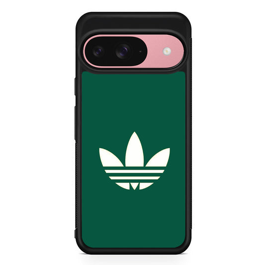 Adidas Center Green Google Pixel 9 Case | Google Pixel 9 Protective Rubber Case