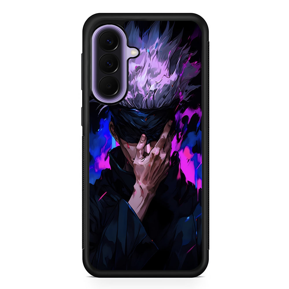 Jujutsu Kaisen Satoru Gojo Art Samsung Galaxy A57 Case | Slim Samsung Galaxy A57 Rubber Case