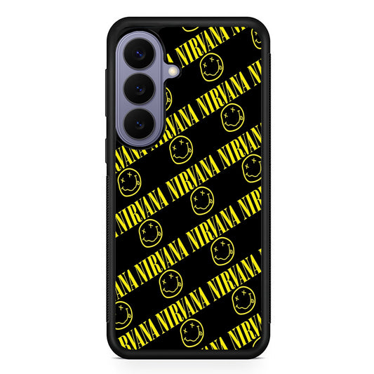 Nirvana Smiley Face Samsung Galaxy S26 Case | Durable Rubber Case for Samsung Galaxy S26