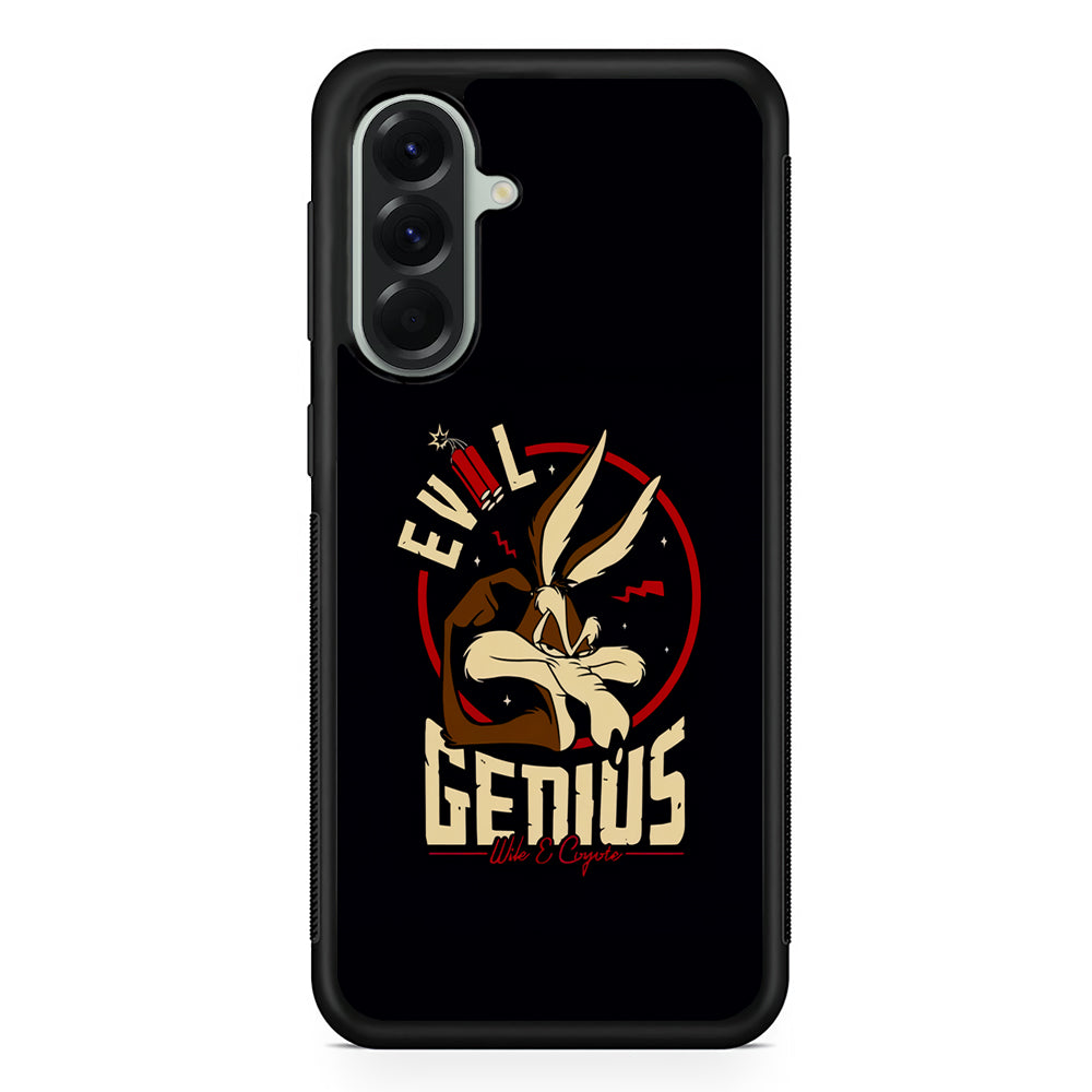 Wile E Coyote Evil Genius Samsung Galaxy A56 Case | Samsung Galaxy A56 Protective Rubber Case