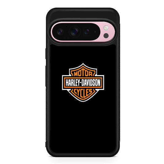 Harley Davidson Logo Black Google Pixel 9 Pro XL Case | Protective Cover