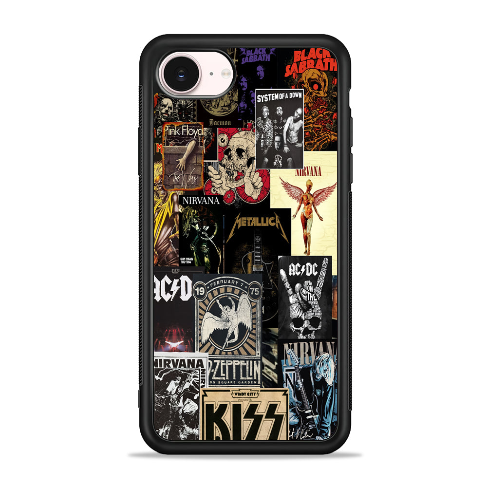 Heavy Metal Rock Music Band iPhone 17e Case - Silicone Case