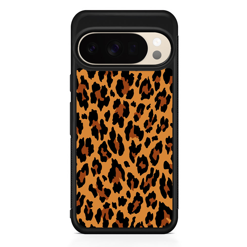 Brown Leopard Skin Pattern Google Pixel 10 Pro XL Case | Slim Google Pixel 10 Pro XL Protective Case