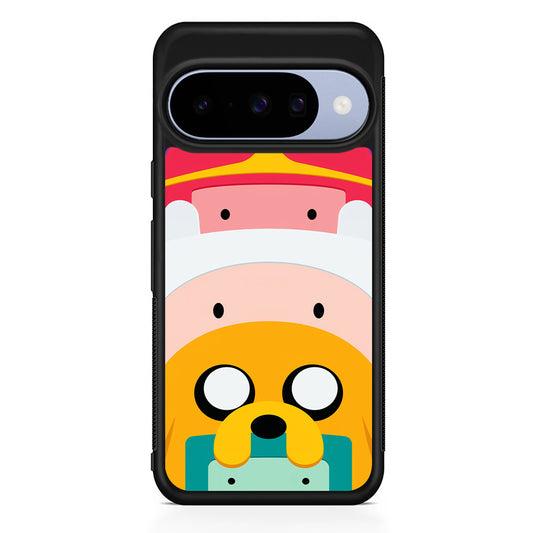 Adventure Time Family Google Pixel 10 Case | Google Pixel 10 Rubber Protective Case