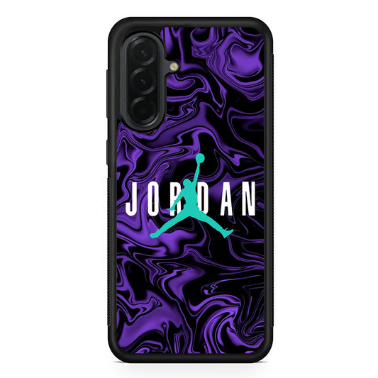 Air Jordan Purple Abstract Samsung Galaxy A36 Case | Slim Samsung Galaxy A36 Protective Case