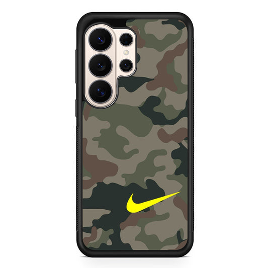 Nike Camo Yellow Alert Samsung Galaxy S26 Ultra Case | Slim Everyday Protection for Galaxy S26 Ultra