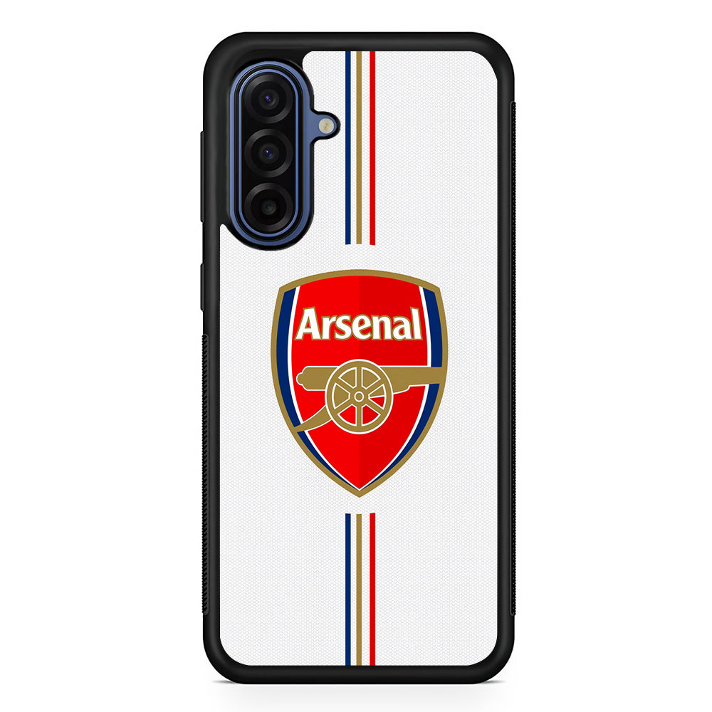Arsenal Emblem Stripe Line Samsung Galaxy A17 Case | Slim Protective Phone Cover