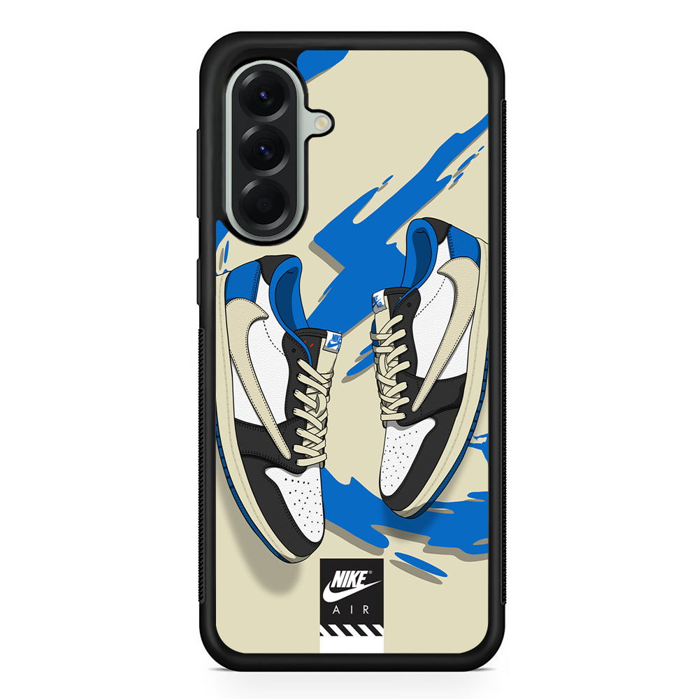 Nike Blue Whirlwind Samsung Galaxy A56 Case | Durable Samsung Galaxy A56 Cover