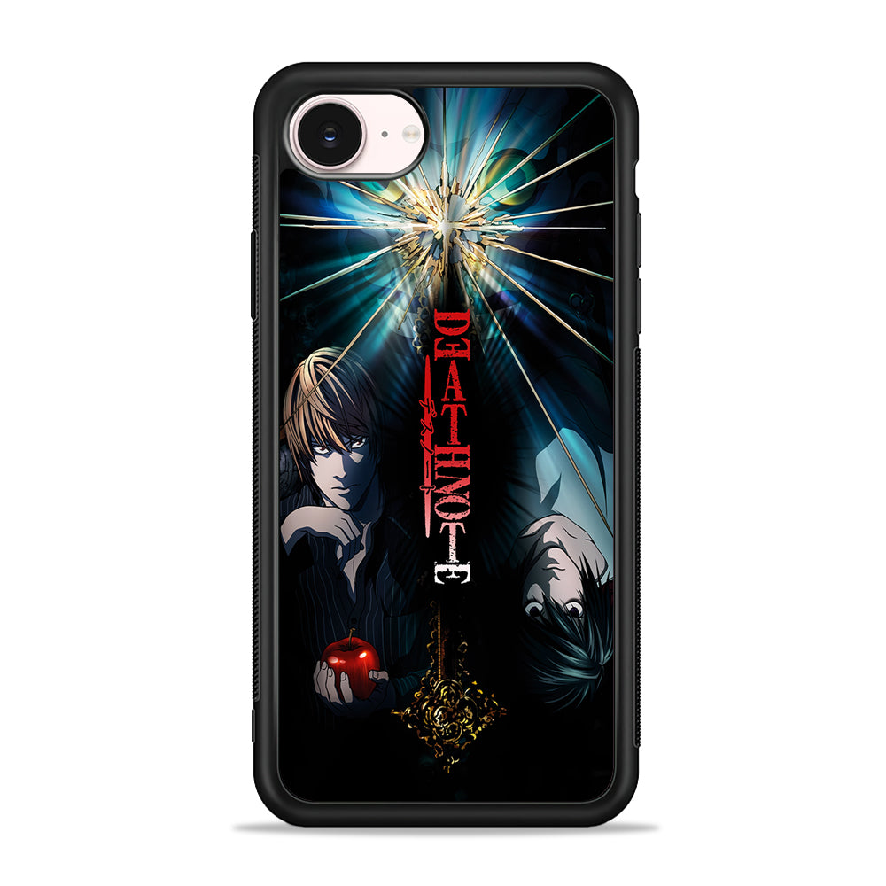 Light Yagami VS L Death Note iPhone 17e Case - Silicone Case
