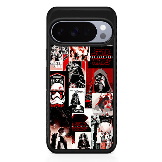 Star Wars Aesthetic Collage Google Pixel 10 Pro Case | Slim Google Pixel 10 Pro Rubber Case