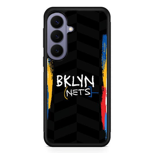 NBA Brooklyn Nets Jersey Samsung Galaxy S26 Case | Durable Rubber Case for Samsung Galaxy S26