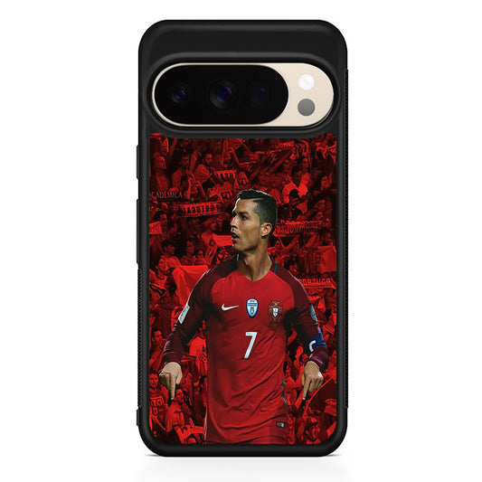 Cristiano Ronaldo Portugal Google Pixel 10 Pro XL Case | Slim Google Pixel 10 Pro XL Protective Case