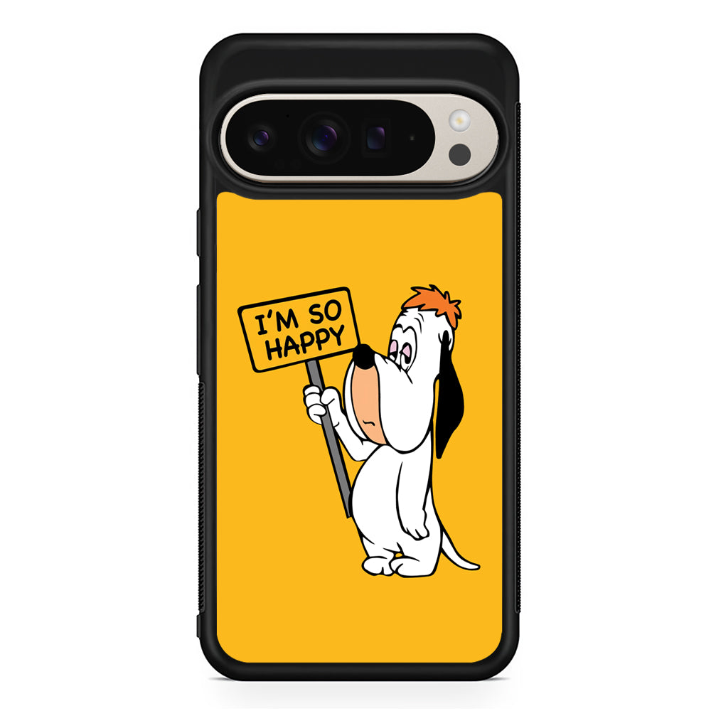 Droopy Dog I'm So Happy Google Pixel 9 Pro Case | Slim Protective Cover