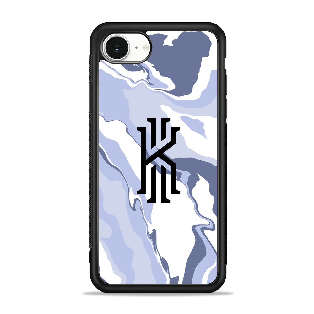 Kyrie Irving Marble Blue Vibes iPhone 16e Case - Slim Silicone Case