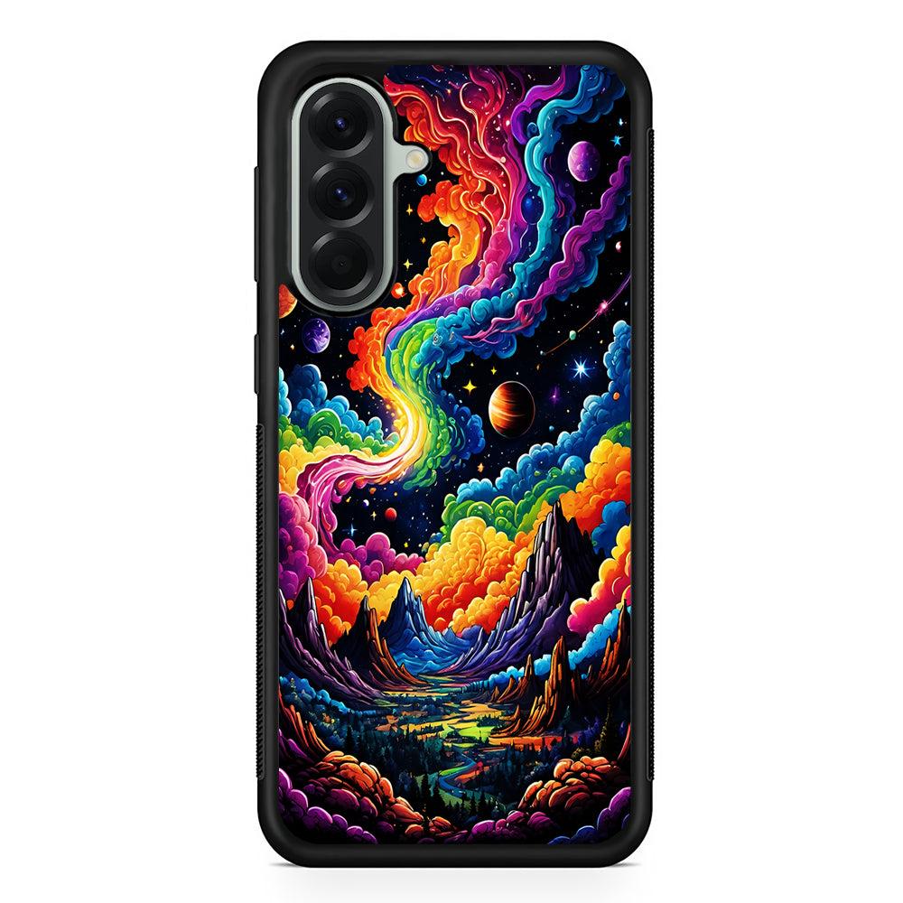 Space Planets Fantasy Samsung Galaxy A56 Case | Samsung Galaxy A56 Protective Rubber Case