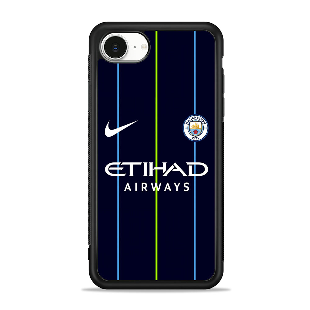 Nike Jersey Away Manchester City iPhone 16e Case - Slim Silicone Case