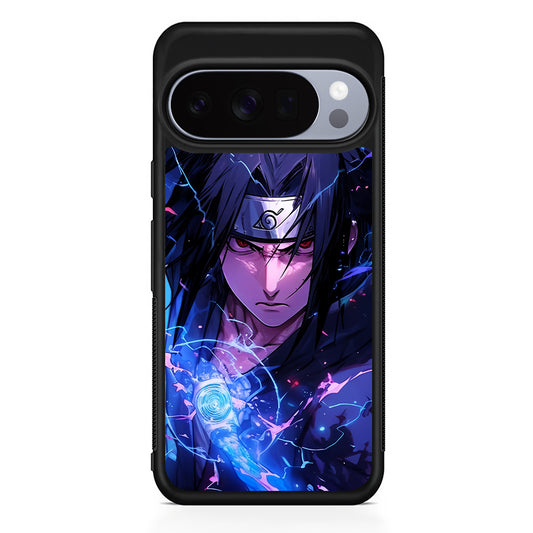 Uchiha Sasuke Serious mode Google Pixel 10 Pro Case | Slim Google Pixel 10 Pro Rubber Case