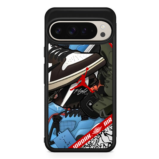 Air Jordan Flight Attention Google Pixel 9 Pro Case | Slim Protective Cover