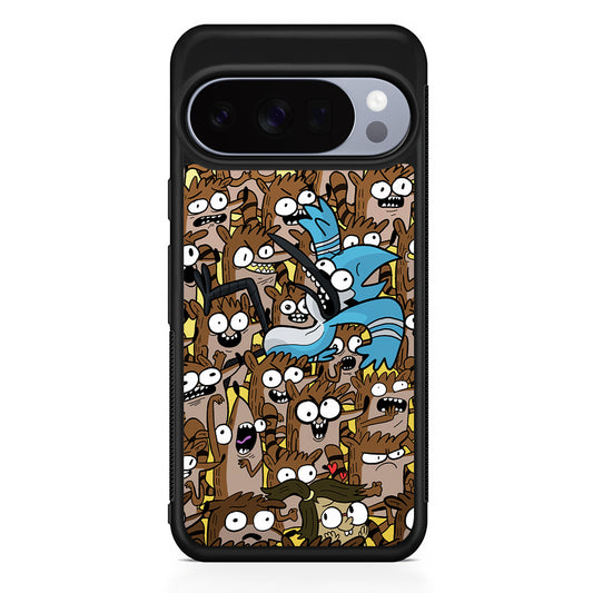 Regular Show Rigby Mordecai Cartoon Google Pixel 10 Pro Case | Slim Google Pixel 10 Pro Rubber Case
