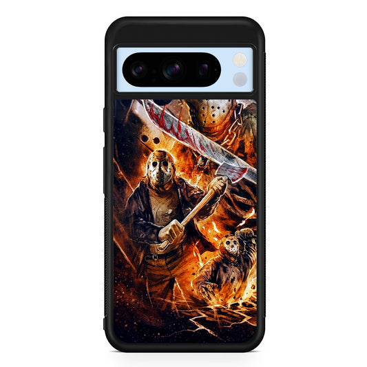 Friday the 13th Terror Google Pixel 8 Pro Case | Slim Rubber Case for Google Pixel 8 Pro