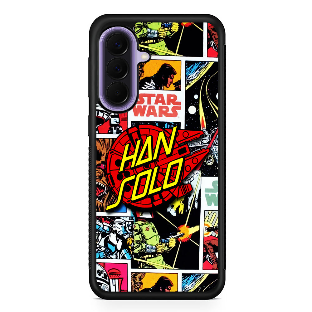 Star Wars Han Solo Sign Samsung Galaxy A57 Case | Slim Samsung Galaxy A57 Rubber Case